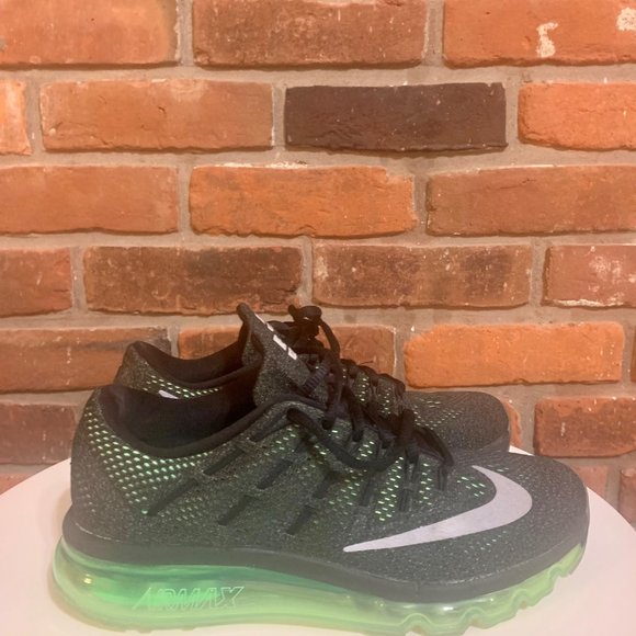 Nike Shoes - Nike Womens Air Max 2016 Trainers Green Black Running Shoes Size 6.5